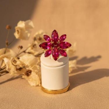 Imagem de Anel regulável Tulipa - Mania de Mulher - Fabricação Própria, Dourado,