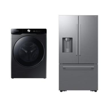 Imagem de Lava e seca Samsung WD13 BLACK 220 + Geladeira Samsung French Door RF7