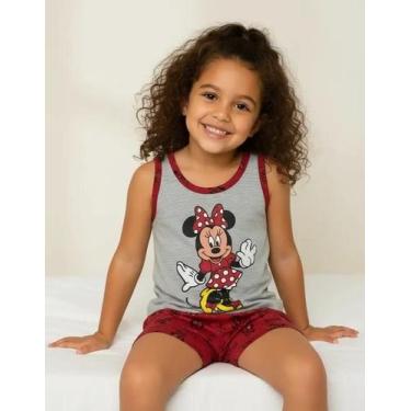 Imagem de Pijama Feminino Infanto Juvenil Personagem Baby Dool Regata Shorts Cur
