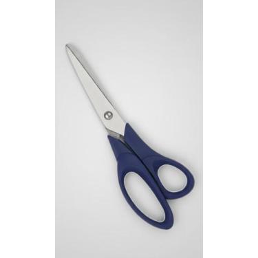 Imagem de Tesoura Profissional Multifuncional 7,5" Aço Inox Azul - Congratulatio