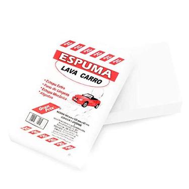 Imagem de Esponja Espuma de Lavar Carro Multiuso Branca