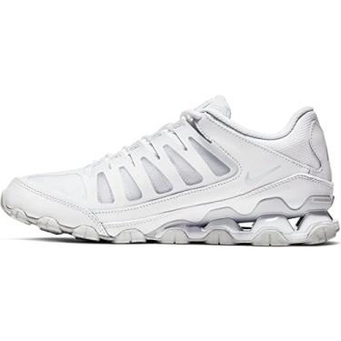 Imagem de Tênis esportivo masculino Nike Reax 8 Branco Fitness/Training Shoes, Branco, 9.5