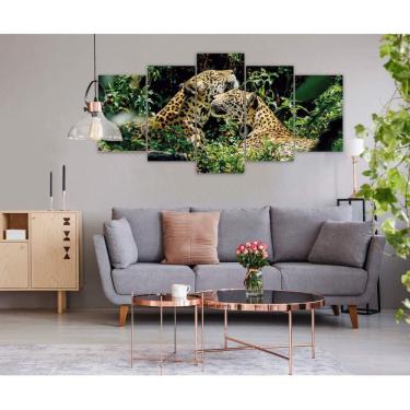 Imagem de Quadro Decorativo Sala Quarto Escritório Onças