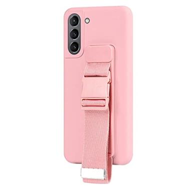 Imagem de Estojo de silicone para pulseira esportiva para Samsung Galaxy S21 S20 Plus Note 20 Ultra A32 A52 A72 A82 5G Suporte para suporte, PK, para A10S