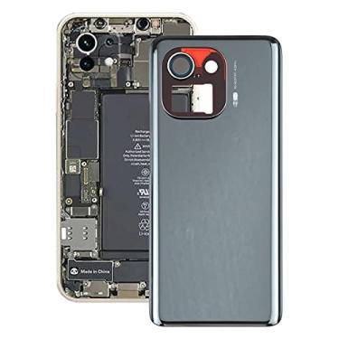 Imagem de Tampa traseira da bateria de substituição de telefone celular Tampa traseira da bateria original para Xiaomi Mi 11 Pro