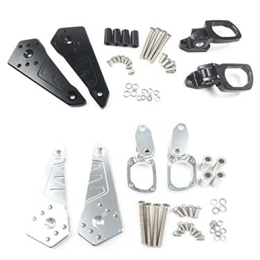 Imagem de FINMOKAL Apoio de pés traseiro CNC Pedal do passageiro para HONDA XADV X-ADV 750 2021 2022