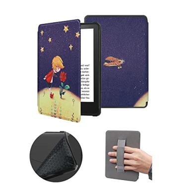 Imagem de Capa macia apenas para Kindle 11ª geração 2022, capa protetora com alça de mão e despertar/hibernar automático, capa à prova d'água não adequada para Kindle de 11ª geração Paperwhite