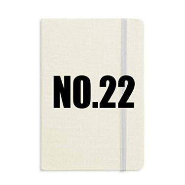 Imagem de Lucky No.22 Número Nome Notebook Capa Rígida Diário Clássico A5 Presente