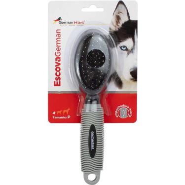Imagem de Escova GermanHart Grooming Borracha Sem Bolinha para Cães - Tam. P