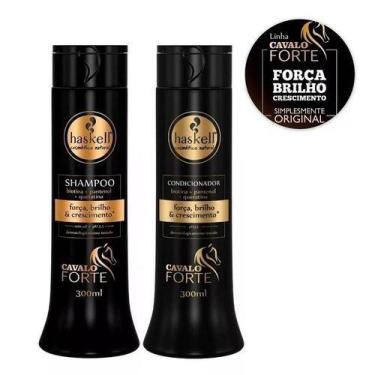 Imagem de Kit Haskell Cavalo Forte Xampu Shampoo Condicionador 300ml