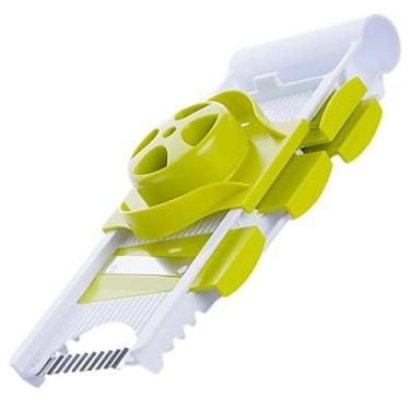 Imagem de Ralador e Fatiador Mandolin Cortador 5 Lâminas Casa Cozinha