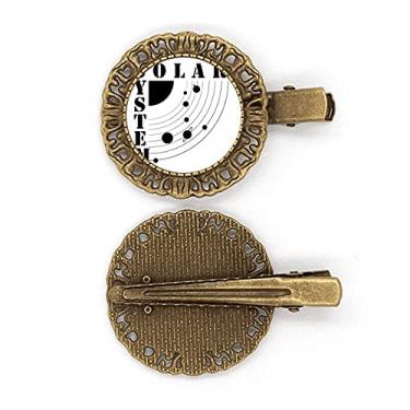 Imagem de Presilha de cabelo de trajetórias planetárias locais com grampo para cabelo