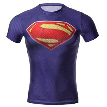 Imagem de Camiseta Masculina Red Plume, Compressão, Série Super-Hero, XG