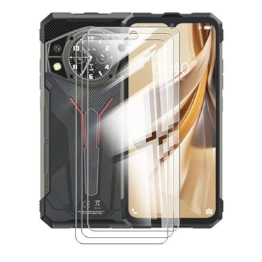 Imagem de AQGGIIXY [Pacote com 3 protetores de tela compatíveis com Cubot Kingkong AX (6,5 polegadas), vidro temperado, bordas de arco 2,5D, dureza 9, HD, sem bolhas para Cubot Kingkong AX