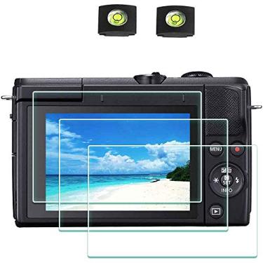 Imagem de Protetor de tela ULBTER para câmera Canon EOS M200 e capa de sapato quente, 0,3 mm 9H dureza ultratransparente vidro temperado protetor de tela, antiarranhões antidigitais antipoeira antibolhas [pacote com 3]
