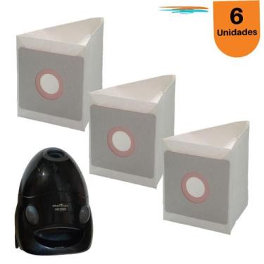 Imagem de Saco aspirador com 6 unidades BRITANIA 1450 limpeza diaria - AllClean