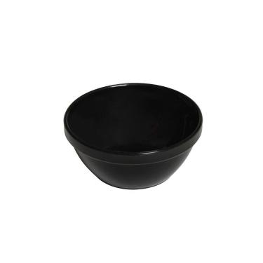 Imagem de Sopeira Cheff Redonda 250ml Preta Em Polipropileno Linha Tropical Vem