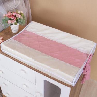 Imagem de Trocador Anatômico de Bebê Luxo - Miguel Baby, Rosê