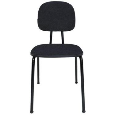 Imagem de Cadeira Secretaria Fixa POP - Maiart, Preto