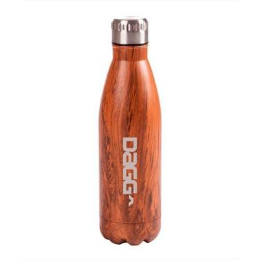 Imagem de Garrafa de Água Aço Inoxidável 750ml Com Tampa Rosqueável Squeeze Acad