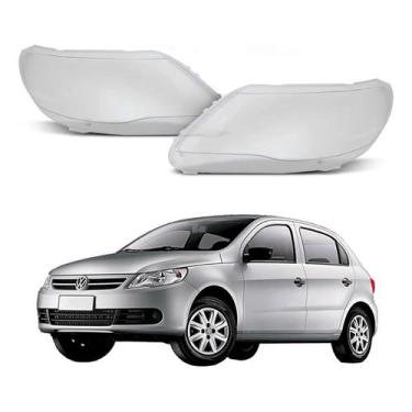 Imagem de Par 2 Lente Do Farol Dianteiro Gol G5 1.0 1.6 2008 A 2013 - RF