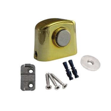 Imagem de 8 Prendedor de Porta Metal Fixador Com Imã Batedor Em Zamac - Base Com