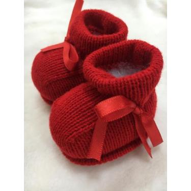 Imagem de Sapatinho de tricô - Toka Kids, Vermelho