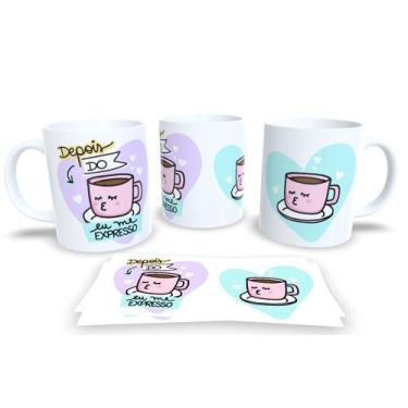 Imagem de Caneca Branca de Porcelana Personalizada Coleção Sonhos e Flores - Est