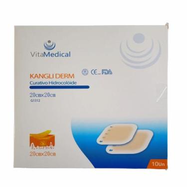 Imagem de Kit 2 Placas Curativo Hidrocloide Vitamedical 20x20 G1312