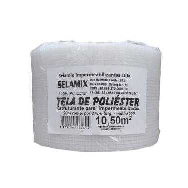 Imagem de Tela Poliester 550 2X2MM  Largura 21 cm x 50 metros de comprimento  - 