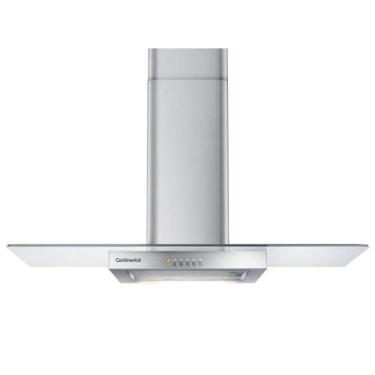 Imagem de Coifa de parede Continental 90cm Inox com Vidro (CC9VX), Prata, 220V