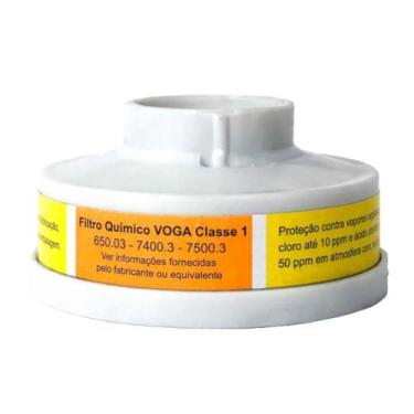 Imagem de Filtro Químico para Vapores Orgânicos e Gases Ácidos (VO/GA) Plastcor