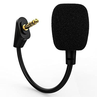 Imagem de Replacement 3.5mm Detachable Microphone for Kingston HyperX Cloud Alpha S HyperX Cloud Alpha Gaming Headset, Metal Hose Mic Equipped with A Foam Cover