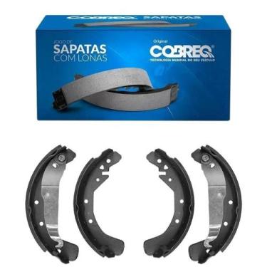 Imagem de Sapata Lona Freio S10 Blazer 4 Cilindros 95 a 2011 Traseira Bosch Cobr