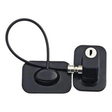 Imagem de Trava De Segurança C/ Cadeado Para Portas Gavetas Armários - Alwy