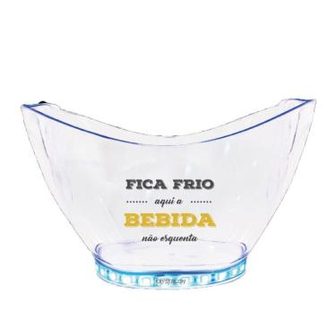 Imagem de Champanheira Com Led Personalizada Fica Frio - Krystalon