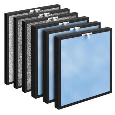 Imagem de Filtro purificador de ar, 3 pacotes HSP001 H13 True HEPA para HSP001 -