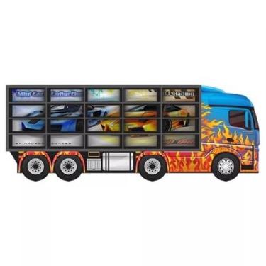 Imagem de Expositor Para 20 Carrinhos Hot Wheels - Junges, Preto