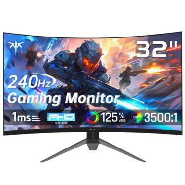 Imagem de Monitor de jogos KTC H32S17F 32" FHD 240Hz curvado com FreeSync