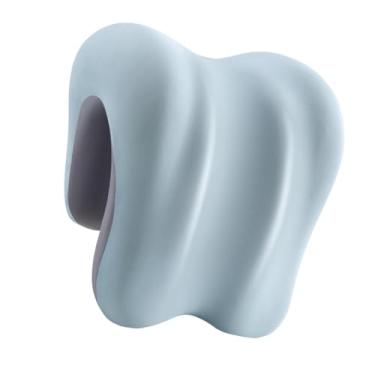 Imagem de Kokiya Almofada de apoio para pescoço, almofada de apoio para cabeça em cadeira de escritório para homens e mulheres, de de cabeça reclinável para pescoço, Azul Claro