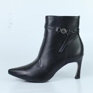 Imagem de Bota Dakota Cano Curto Fivela Salto Fino-Feminino