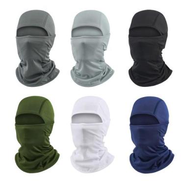 Imagem de Máscara facial Balaclava Cmonie Sun UV Protection, pacote com 6
