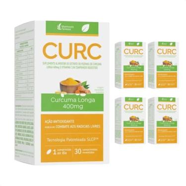Imagem de Kit com 4 - Curcuma Curc (30 Comprimidos cada) 400mg