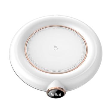 Imagem de Esteira aquecedor de copo USB Esteira elétrica do copo do calor Controle de temperatura inteligente alimentado USB 3 níveis 55 ℃ 65 ℃ 75 ℃ para Home Office Desk ABS Metal (PLPLAYOMDQNY-12)