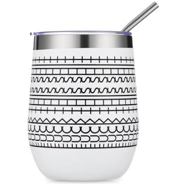 Imagem de Geiserailie Caneca com mensagem oculta de 350 ml, presentes de elefante branco, caneca de café de aço inoxidável, copos isolados, copo de vinho, presente para colegas de trabalho, amigos, família