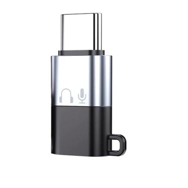 Imagem de CREHAO Adaptador de áudio de fone de ouvido USB C para Lightning, conversor de fone de ouvido Lightning tipo C macho para fêmea com carregamento/áudio, compatível com iPhone 16/15 Plus/Pro/Max, iPad