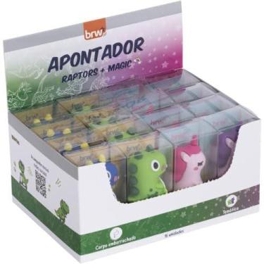 Imagem de Apontador Sem Deposito Plastico Raptors Magic Sortido - BRW