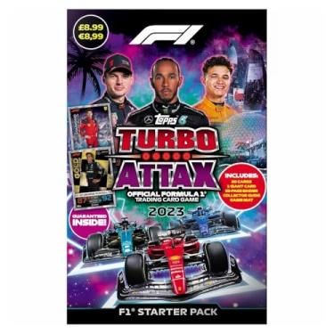 Imagem de Topps - TCG Cards Games Formula 1 2023 Turbo Attax - Starter Pack com 20 Cards + Guia da Coleção + Fichário Exclusivo + Checklist