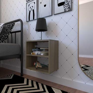 Imagem de Nicho Cubo com Prateleira para Quarto Infantil Lema Kit Cubos