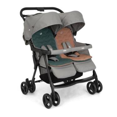 Imagem de Carrinho de Gêmeos Aire Twin Cinza Pebble - Joie